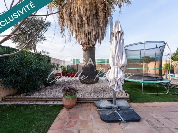 POLLESTRE, MAISON 3 FACES T5, AVEC GRAND JARDIN PISCINE ET GARAGE