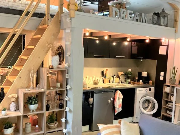 La Charité centre, appartement loft 35m2 spacieux et lumineux - Résidence sécurisée - Parking -