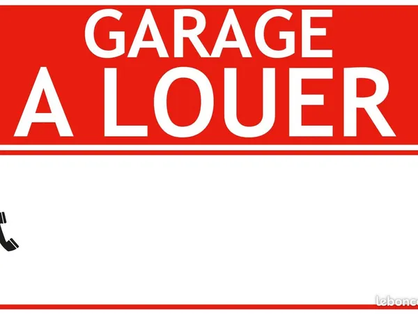 Garage à louer centre ville