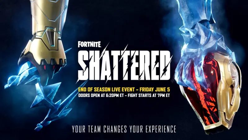 Fortnite : Date et heure de lancement de l’événement Shattered