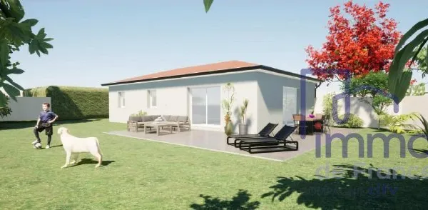 VILLA PLAIN PIED 3 CHAMBRES GARAGE TERRAIN 600 m²