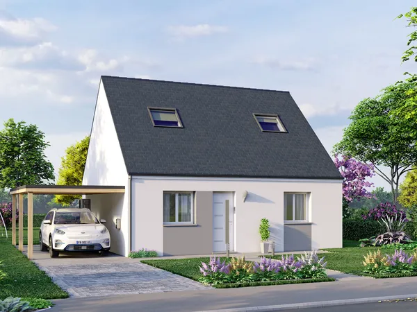 Terrain + maison 78 m²