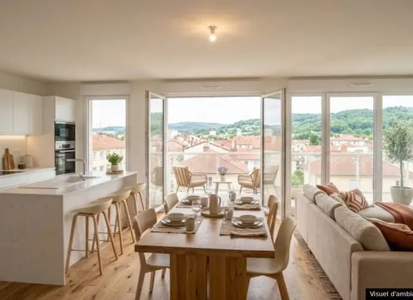Prix Doux pour ce T4 de 84 m² avec Balcon de 14 m²  Villefranche-sur-Saône