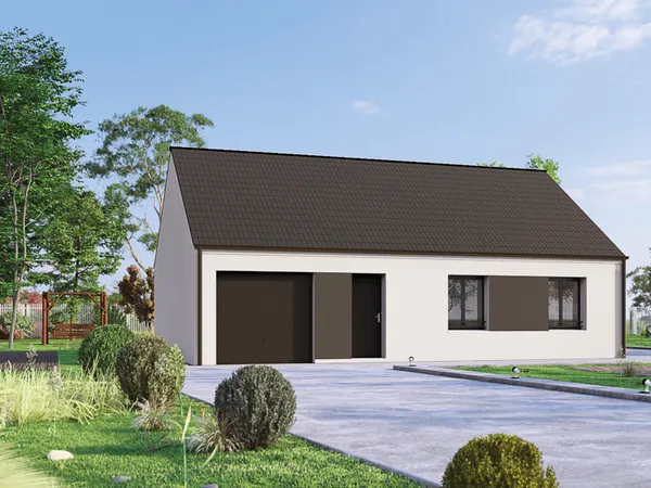 MAISON INDIVIDUELLE 72,80 m² à SOUZY LA BRICHE