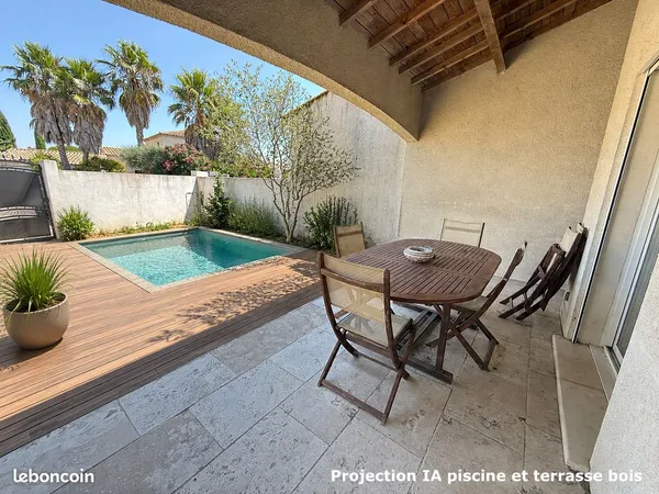 Maison contemporaine 5 pièces - 101 m² - aigues-mortes - terrain piscinable - suite parentale au rdc