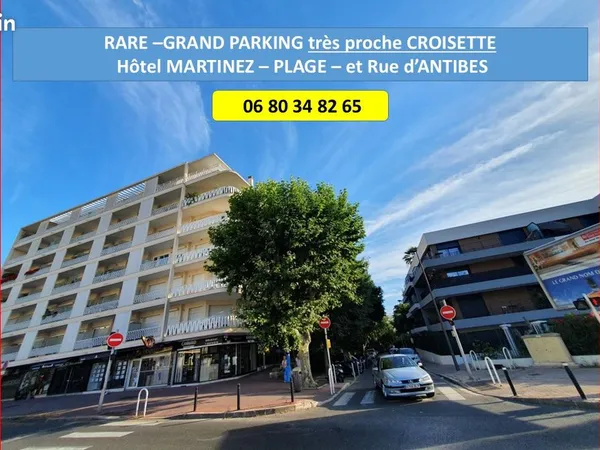 RARE Grand parking pour 4/4 basse Californie - Proche Croisette et rue d'Antibes