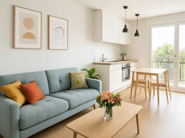 Appartement 2 pièces 45 m²
