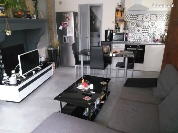 A louer apt 41 m² plein pied