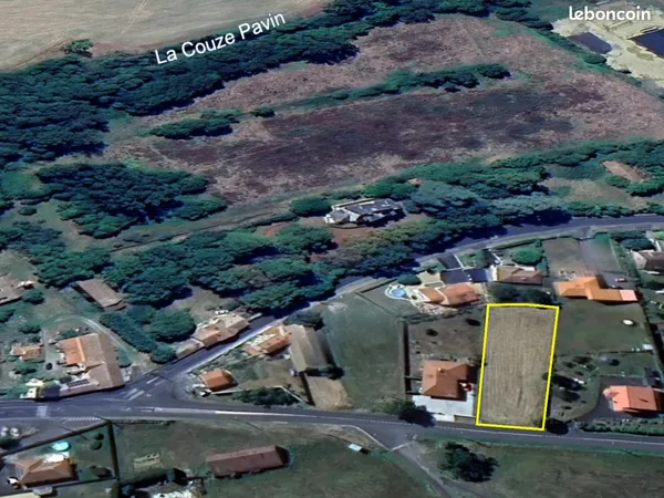 Vends terrain constructible