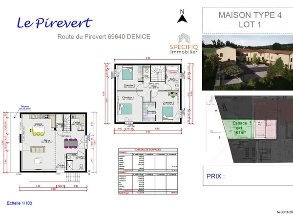 Maison F4 Denicé
