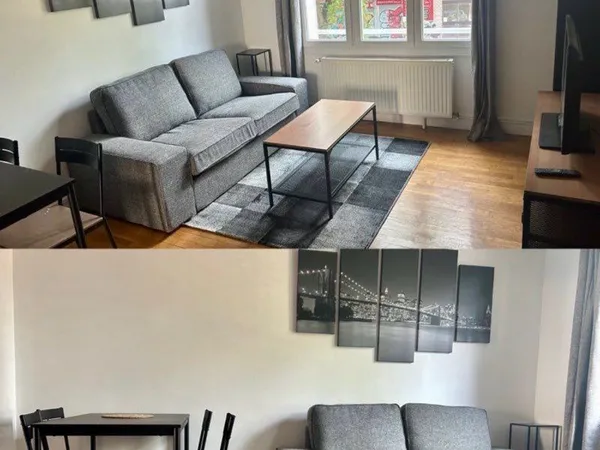 Appartement meublé 3 chambres + parking