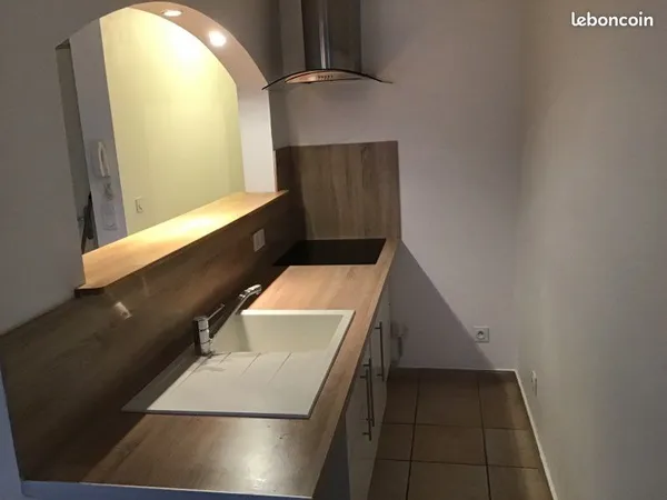 Appartement à louer de 39 m2 secteur st ambroix, charmant petit appartement ensoleillé qui se compos