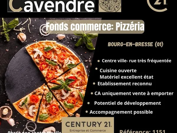 Fonds de commerce 70 m² BOURG EN BRESSE