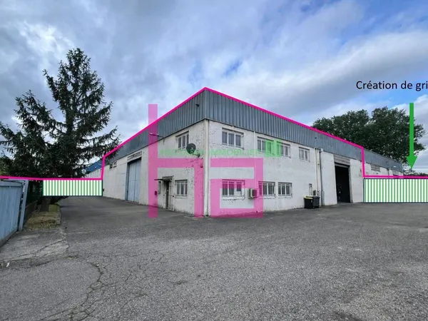 Local d'activité 1052 m²