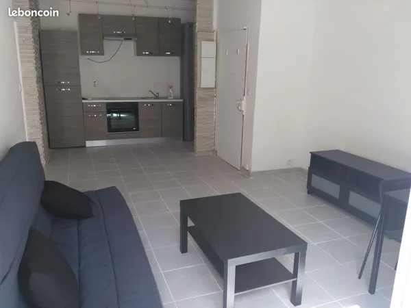 Appartement meublé de type T2 au rez de chaussée
