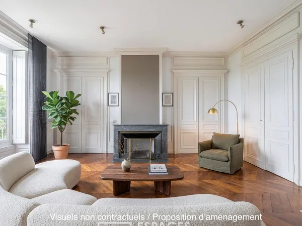 Appartement de caractère avec vue sur la Saône, au coeur de Fareins