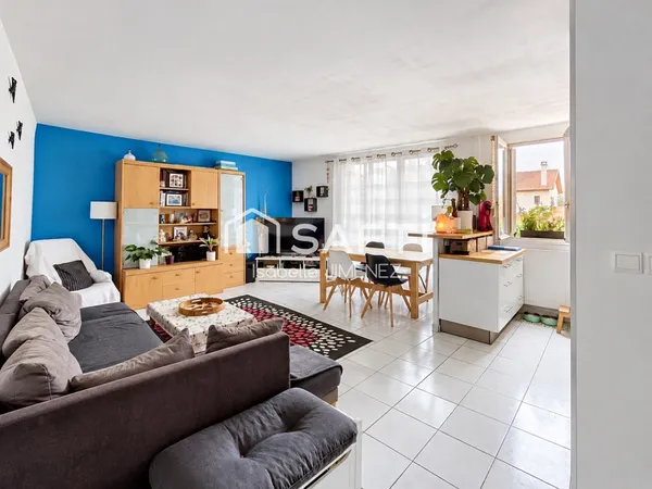 Appartement traversant 3 pièces - 66 m² - Lumineux, calme et sans vis-à-vis