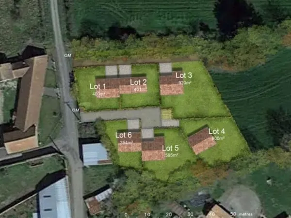 Terrain 411 m²
