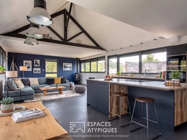 L'ancienne forge réinventée en loft