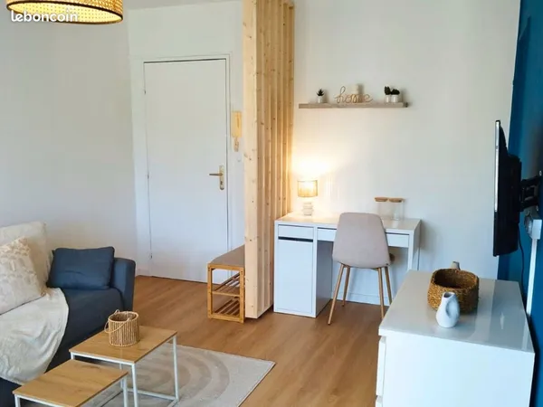 Studio meublé lumineux