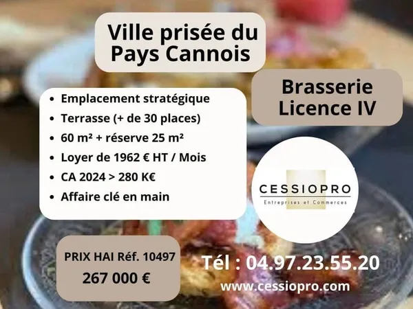 Hôtellerie et restauration Vente Pégomas   245000€