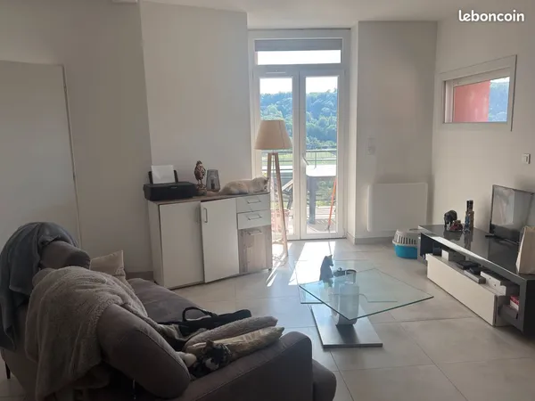T3 Neuf 2023 avec Balcon et Vue Dégagée - [Ville] - 40 m² de pièce de vie