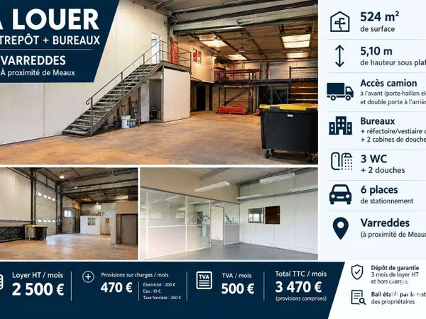 Local commercial à Varreddes