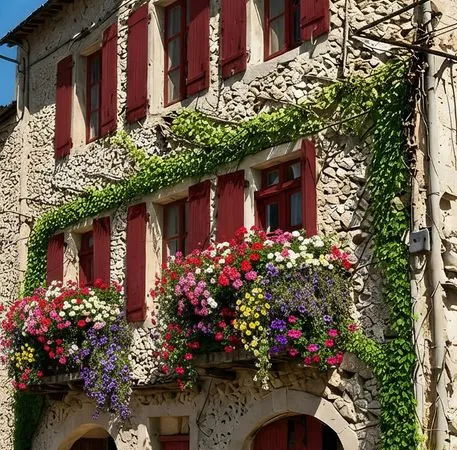Grande maison de village avec jardin clos