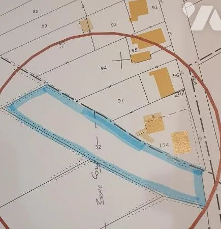 Terrain 2445 m²