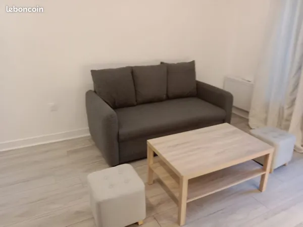 🏡 à louer - appartement meublé 1 chambre à nogent-l'artaud