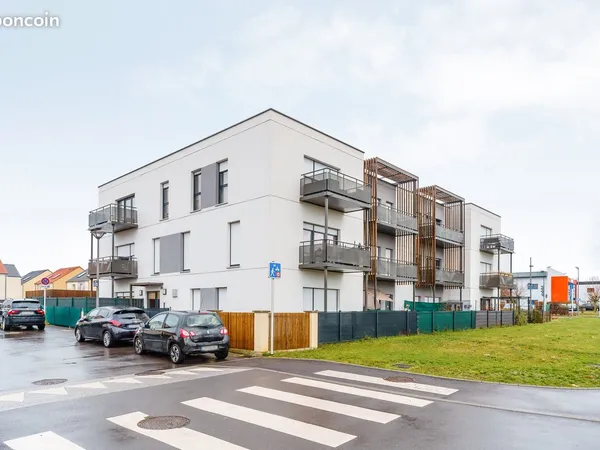 Appartement T3 de 59 m² Metz Technopole avec balcon et parking - Résidence récente et sécurisée