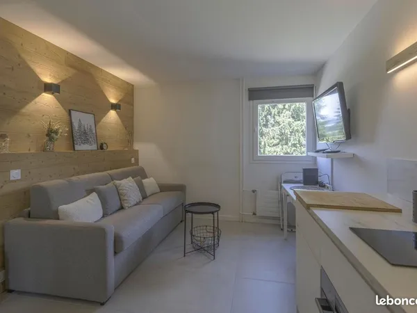 Studio cosy à Megève 17m2 - prêt à vivre