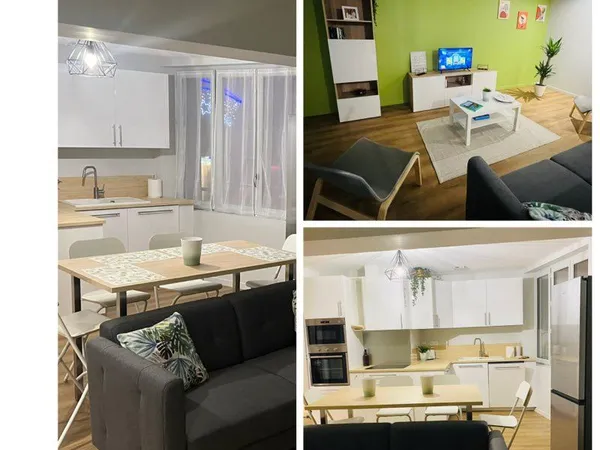 Colocations 3 chambres meublées en centre ville de Thouars