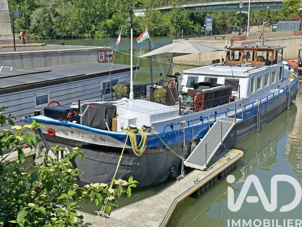 Péniche 3 pièces 65 m²