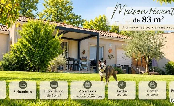 Maison contemporaine 83m2