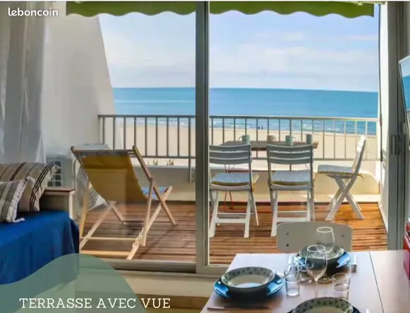Loue studio front de mer dernier étage