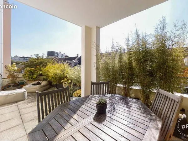 ✅ F2 (48 m²) meublé avec terrasse (22 m²) - 5 mn du RER A, Forêt de St Germain en Laye