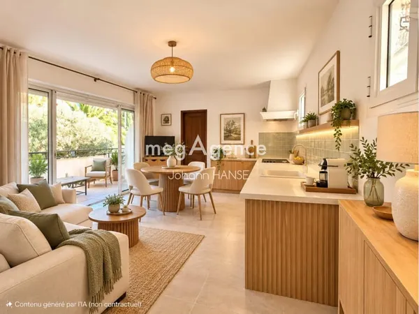 CAVALAIRE-SUR-MER - Maison avec jardin, garage et 2 logements, tout à pied !