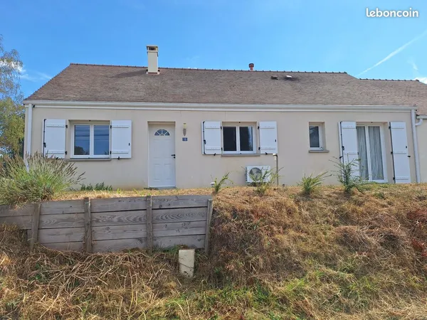Maison de plain-pied de 94 m² - 3 chambres - DPE A - Saint-Rémy-de-la-Vanne (77320)