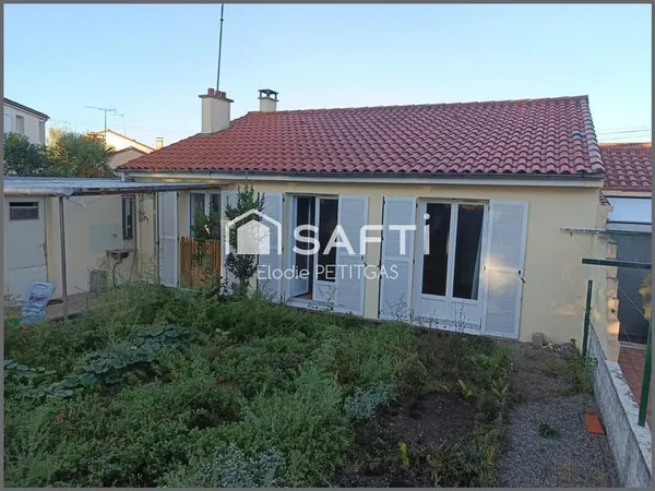 Maison de Plain Pied avec 3 chambres et un jardin