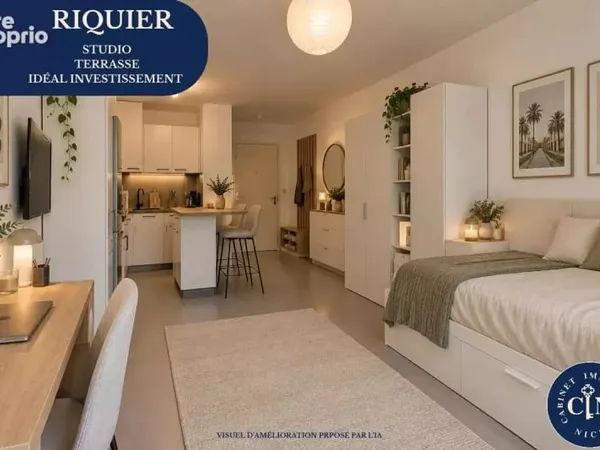 Appartement 1 pièce 26 m² à vendre à Nice (06300)