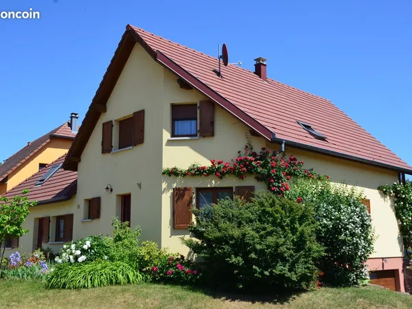 Maison 8 pièces - 195 m² + T2 accolé - Belle vue - DPE C - Wihr-au-Val (68230)