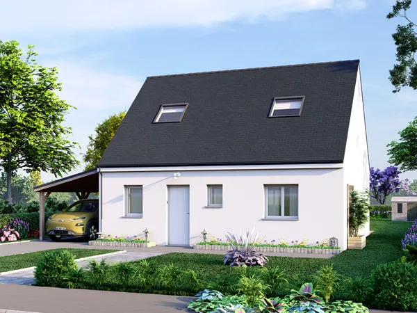 Terrain + maison 82 m²