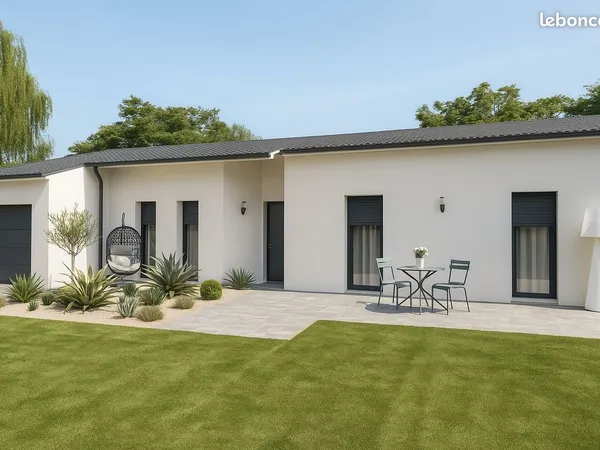 Maison de 70.12 m² sur un terrain de 355 m² à BIARD en VIENNE (86)