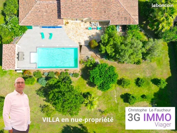 VILLA F5 plain-pieds 190m² | Terrasse et piscine | Nue-Propriété