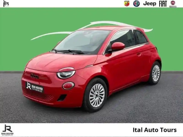 Fiat 500 e/electrique 118ch/118 (red) my23/camera