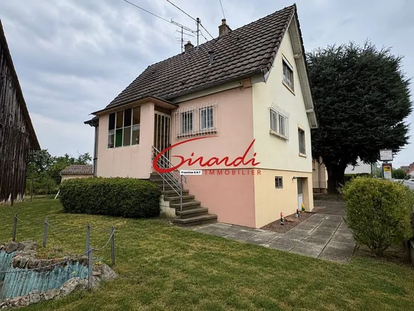 PFASTATT, MAISON INDIVIDUELLE DE 87 M2, 3 CHAMBRES, 2 GARAGE