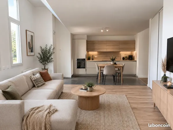 T3 65 m² - 2 chambres - Résidence principale ou investissement - Reims