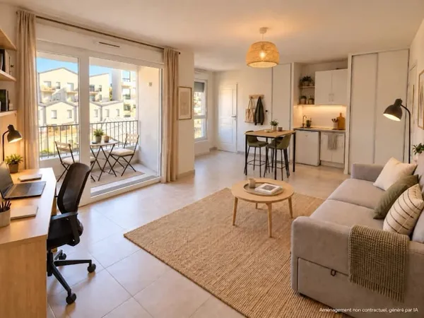 Appartement 1 pièce 33 m²