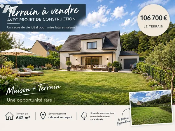 Terrain 642 m²